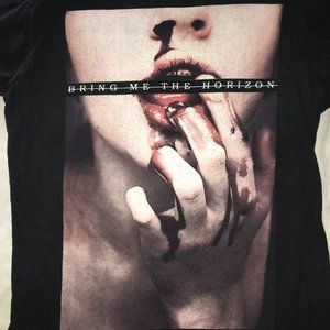 Bring Me The Horizon Vintage Band Tee Shirt Size L Blood Lust